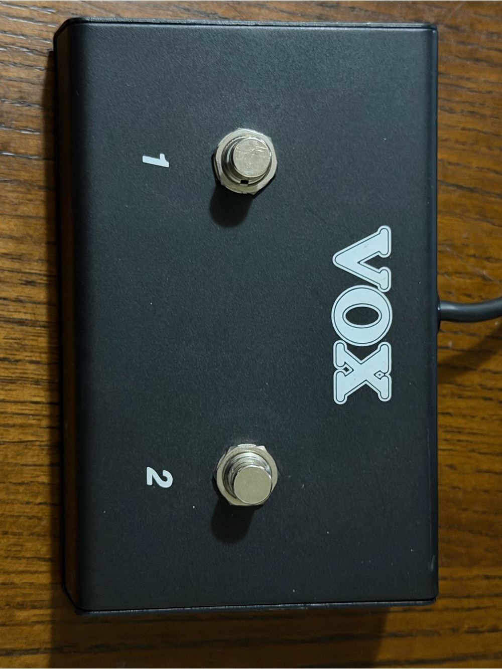 Black 2-Button Footswitch for Amplifier Control - Picture 3 of 7